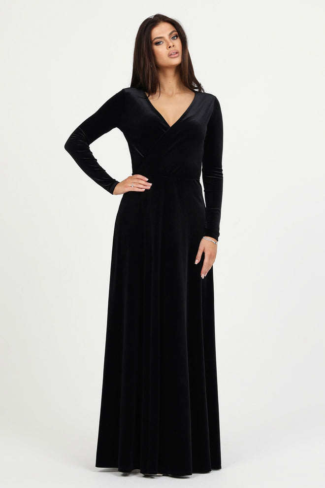 bridesmaid dress, velvet dress, wedding guest dress, gorgeous dress, wedding dress, mother of the bride dress, evening dress, gown dress, maxi dress, reception dress, elegant dress, formal dress, winter dress, fall bridesmaid, custom bridesmaid dress, black dress, slit dress, long sleeve dress