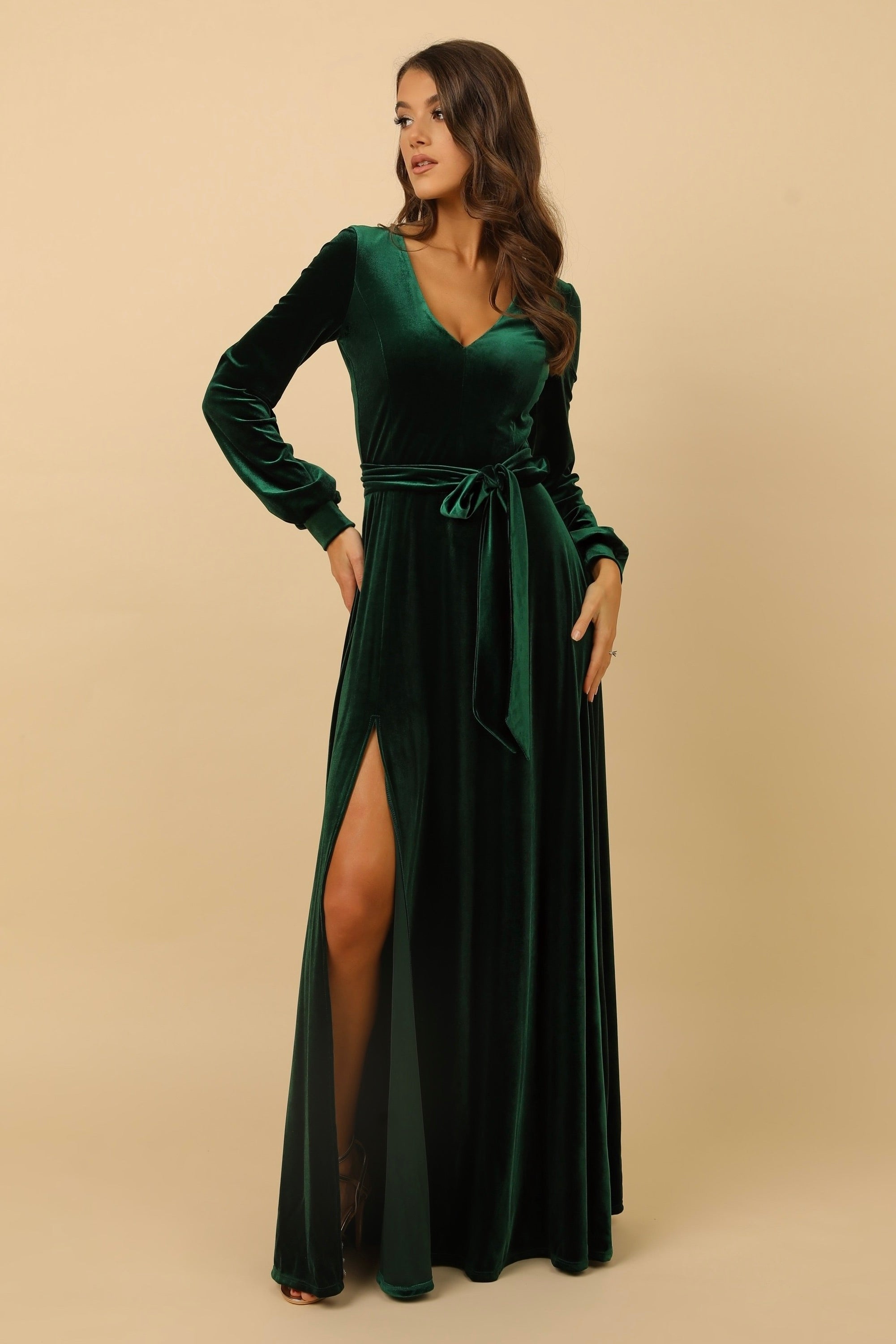 Wedding Emerald Dresses Bridesmaid Dress Wallis Green Velvet Wrap Dress Hunter Green Velvet V-Neck Bridesmaid Wedding Emerald Dresses Bridesmaid Dress Wallis Green Velvet Wrap Dress Hunter Green Velvet V-Neck Bridesmaid