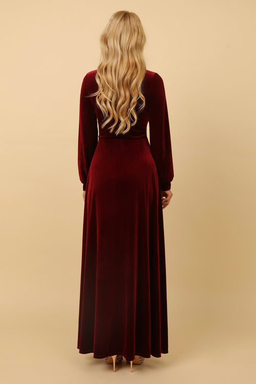 Long Sleeve Short Red Velvet Dress Burgundy Velvet Dress Bridesmaid Dress Formal Evening Gown Dsir Couture Long Sleeve Short Red Velvet Dress Burgundy Velvet Dress Bridesmaid Dress Formal Evening Gown Dsir Couture