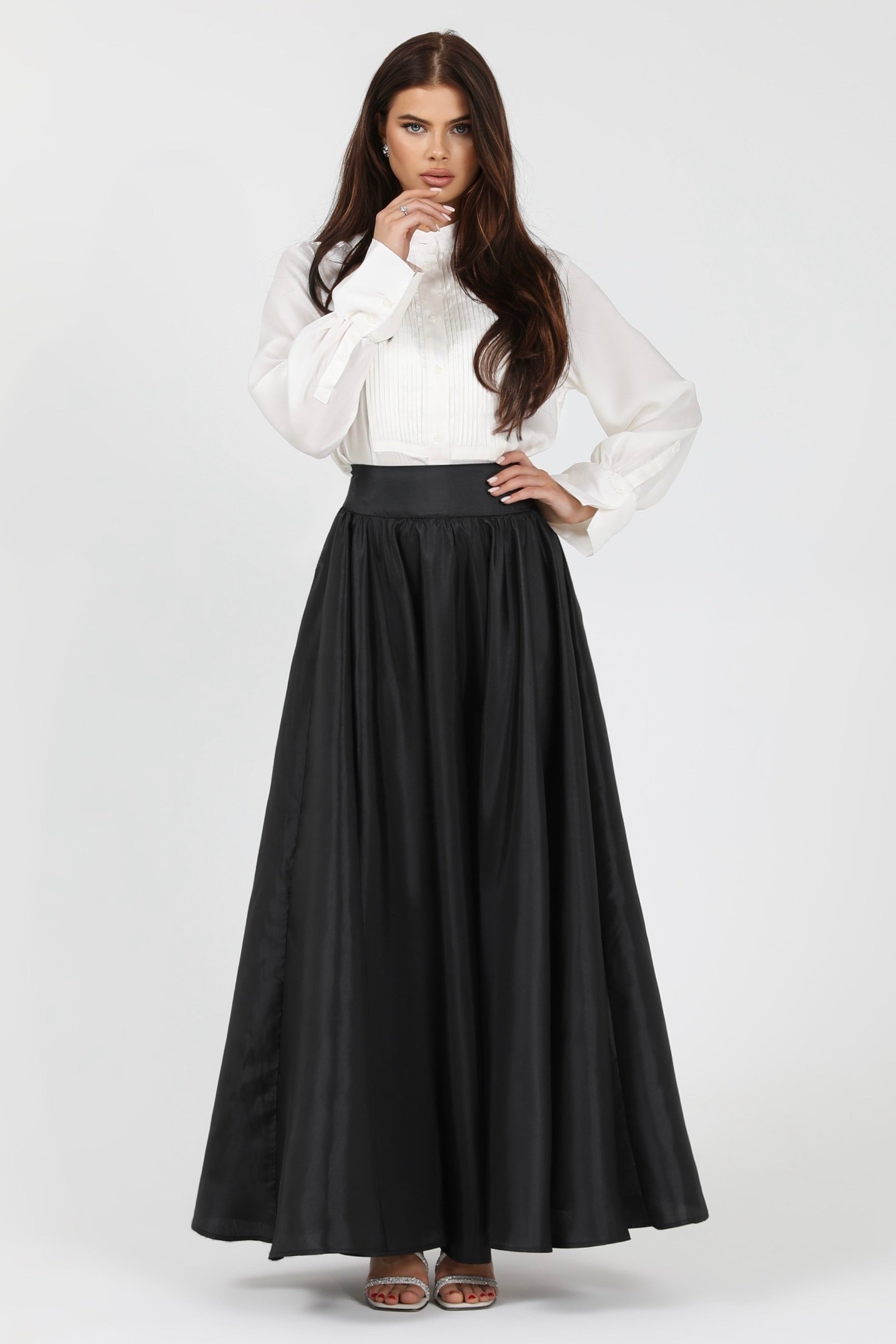 スカート melt the lady logo gradation skirt black Deborah skirt | 100% cotton | A.P.C. Ready-to-Wear