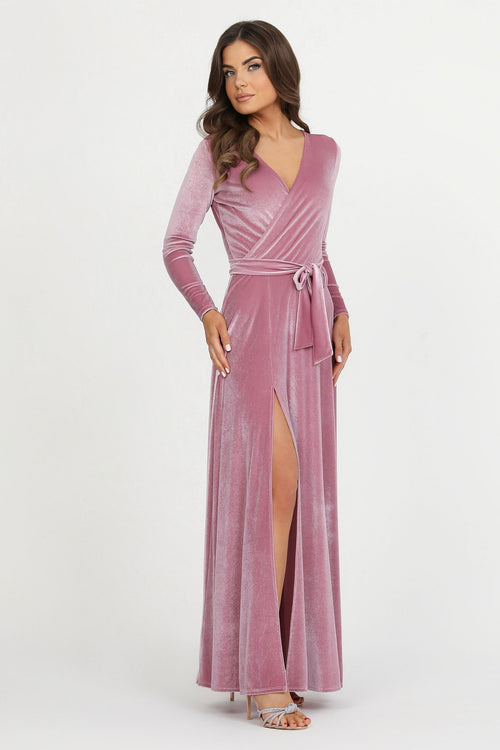 pink velvet bridesmaid dress DUSTY PINK Velvet Multiway Bridesmaid Dress: Handmade