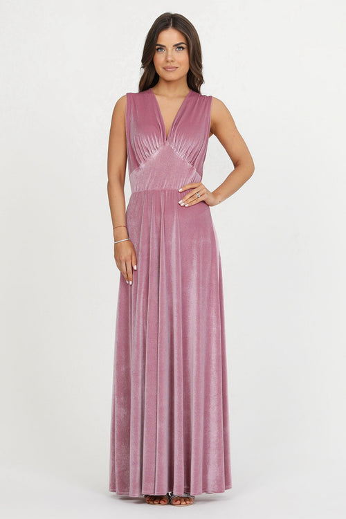 Pink Velvet Dress - Bridesmaid Dress - Formal Evening Gown Dsir Couture Pink Velvet Dress - Bridesmaid Dress - Formal Evening Gown Dsir Couture