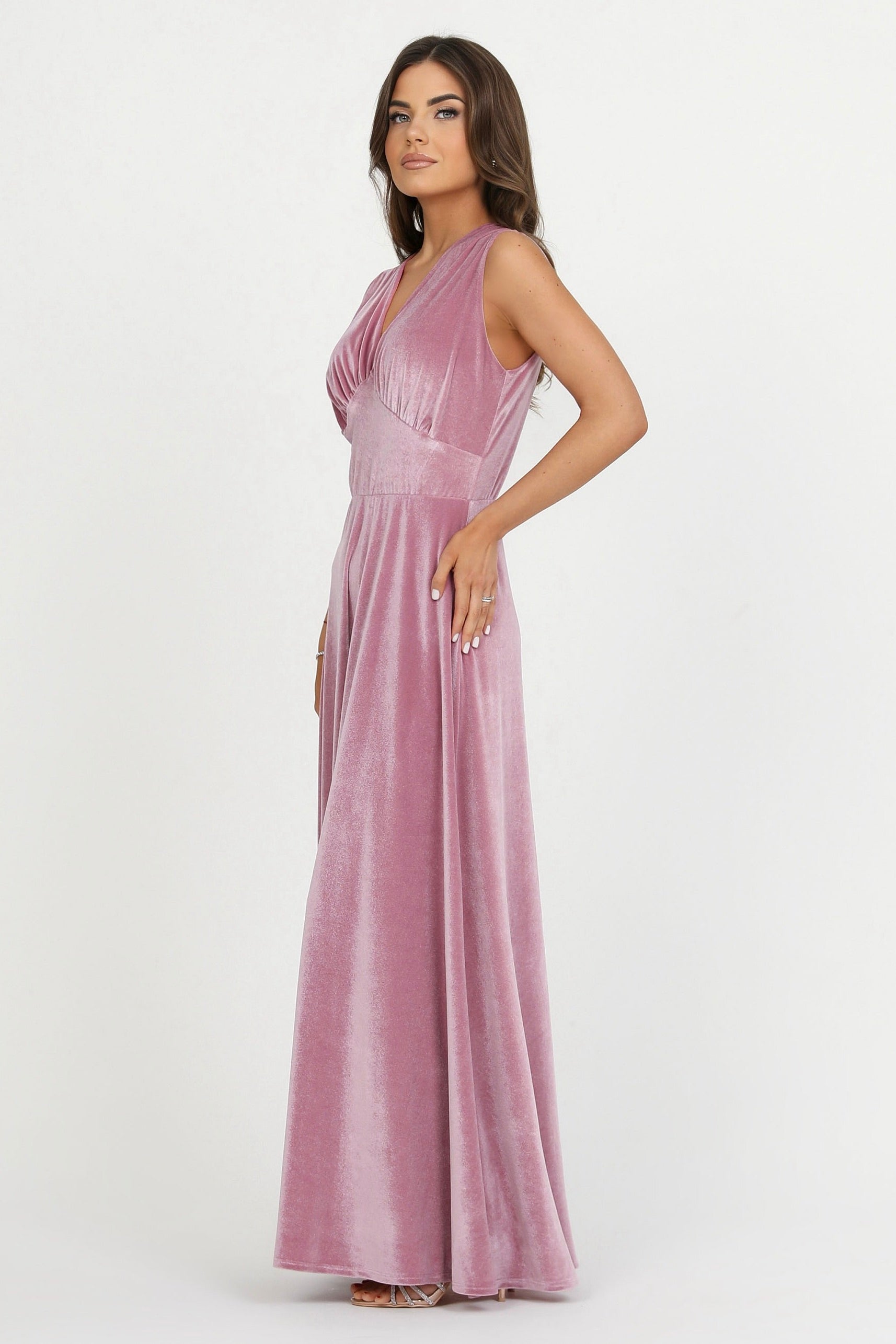 velvet pink bridesmaid dresses Velvet Bridesmaid Dresses
