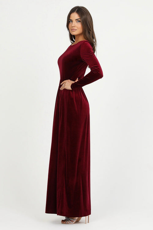 bridesmaid dress, velvet dress, wedding guest dress, gorgeous dress, wedding dress, mother of the bride dress, evening dress, gown dress, maxi dress, reception dress, elegant dress, formal dress, winter dress, fall bridesmaid, custom bridesmaid dress, burgundy dress, long sleeve dress, modest dress