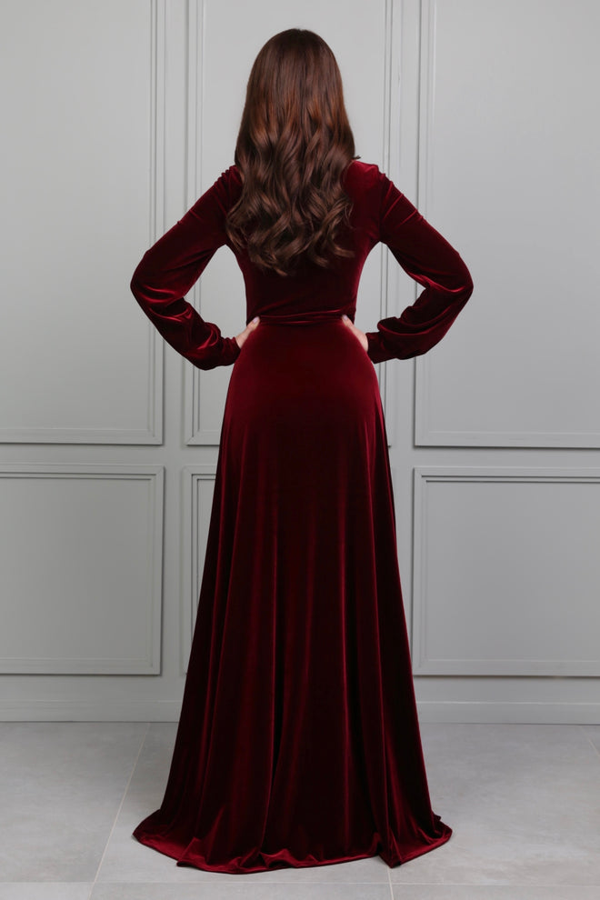 bridesmaid dress, bridesmaid gown, dress women formal, formal evening gown, long gown, gown women, evening gown, evening dress, wedding guest dress, velvet gown, fall dress, women velvet dress, dress velvet, dress women