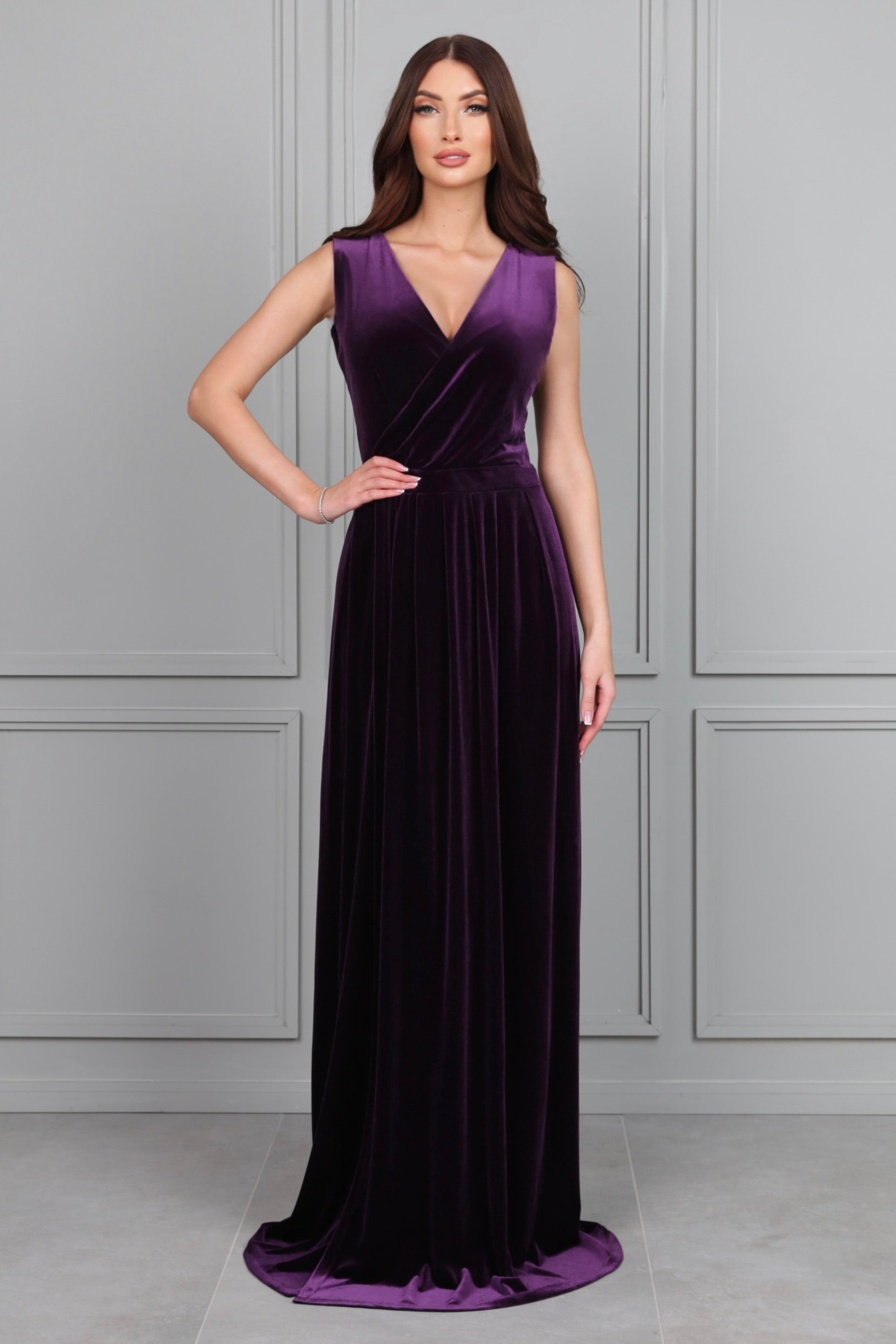 plum velvet dress Amarra 88682 Size 14 Purple Crystal Fringe Prom this dress will make you feel like youre on the runway Mermaid Sweetheart Velvet Long Purple