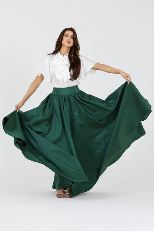 skirt, women skirt, formal skirt, taffeta skirt, ball skirt, circle skirt, classic skirt, maxi skirt women, long skirt, maxi skirt, green skirt
