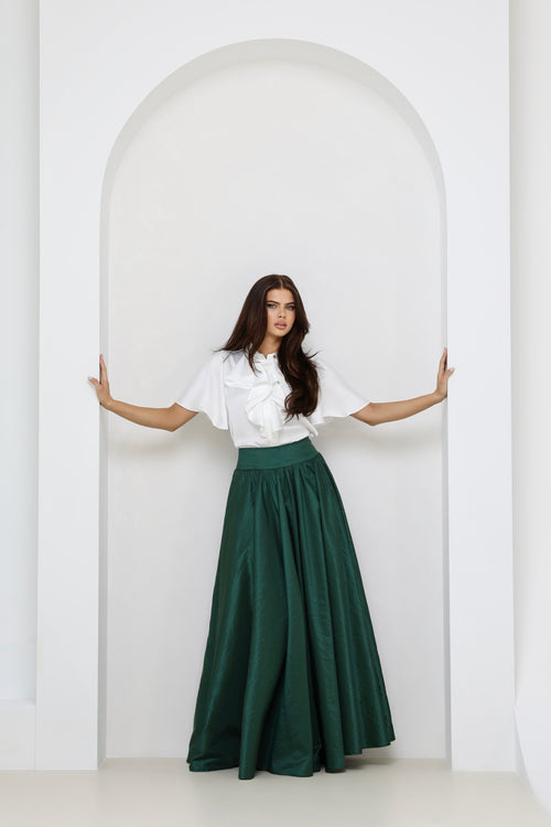 skirt, women skirt, formal skirt, taffeta skirt, ball skirt, circle skirt, classic skirt, maxi skirt women, long skirt, maxi skirt, green skirt