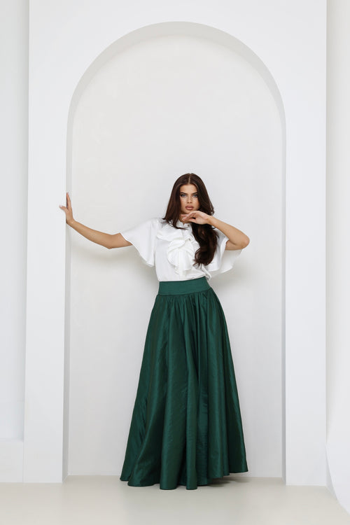 skirt, women skirt, formal skirt, taffeta skirt, ball skirt, circle skirt, classic skirt, maxi skirt women, long skirt, maxi skirt, green skirt