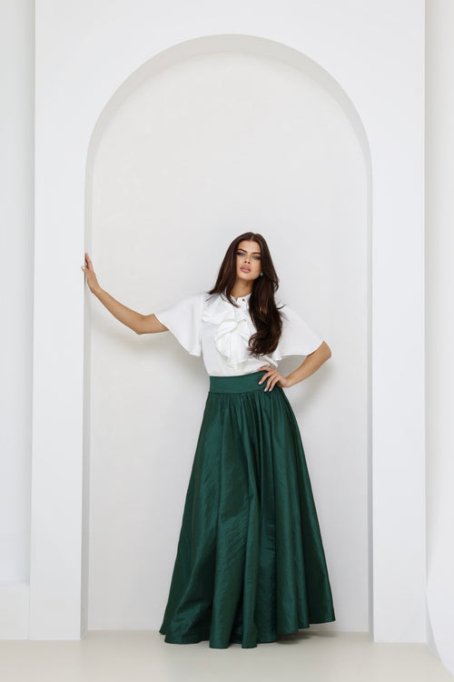 skirt, women skirt, formal skirt, taffeta skirt, ball skirt, circle skirt, classic skirt, maxi skirt women, long skirt, maxi skirt, green skirt