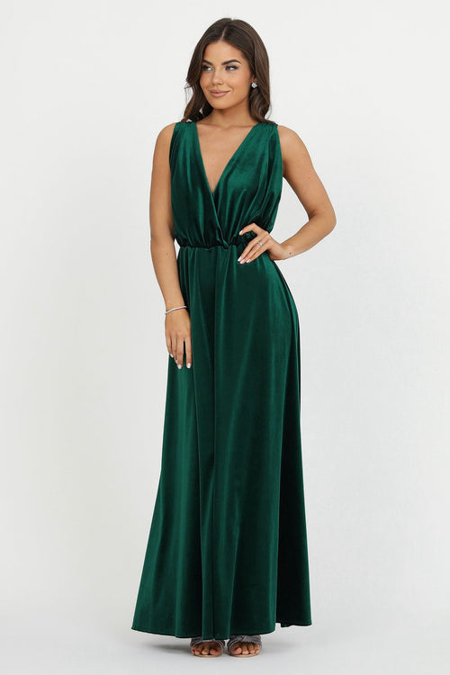 Dark Green Velvet Dress - Bridesmaid Dress - Formal Evening Gown Dsir Couture Dark Green Velvet Dress - Bridesmaid Dress - Formal Evening Gown Dsir Couture