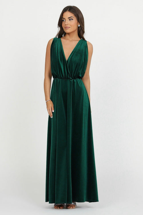 bridesmaid dress, velvet dress, wedding guest dress, gorgeous dress, wedding dress, mother of the bride dress, evening dress, gown dress, maxi dress, reception dress, elegant dress, formal dress, winter dress, fall bridesmaid, custom bridesmaid dress, dark emerald green dress, forest green dress, sleeveless dress, low back dress, backless dress, v-neck dress