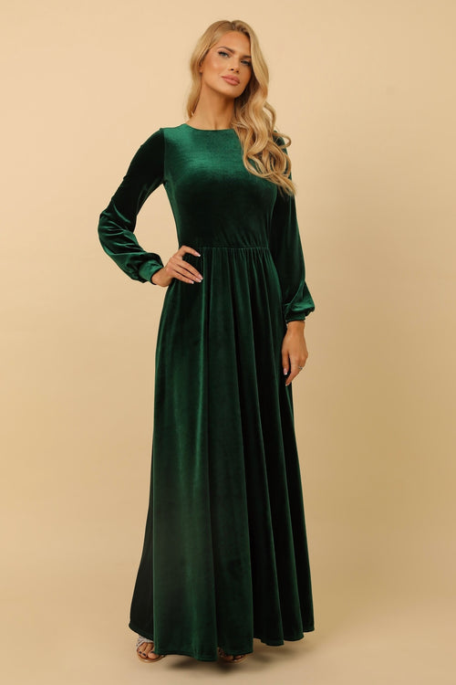Dark Green Velvet Dress - Bridesmaid Dress - Formal Evening Gown Dsir Couture Dark Green Velvet Dress - Bridesmaid Dress - Formal Evening Gown Dsir Couture