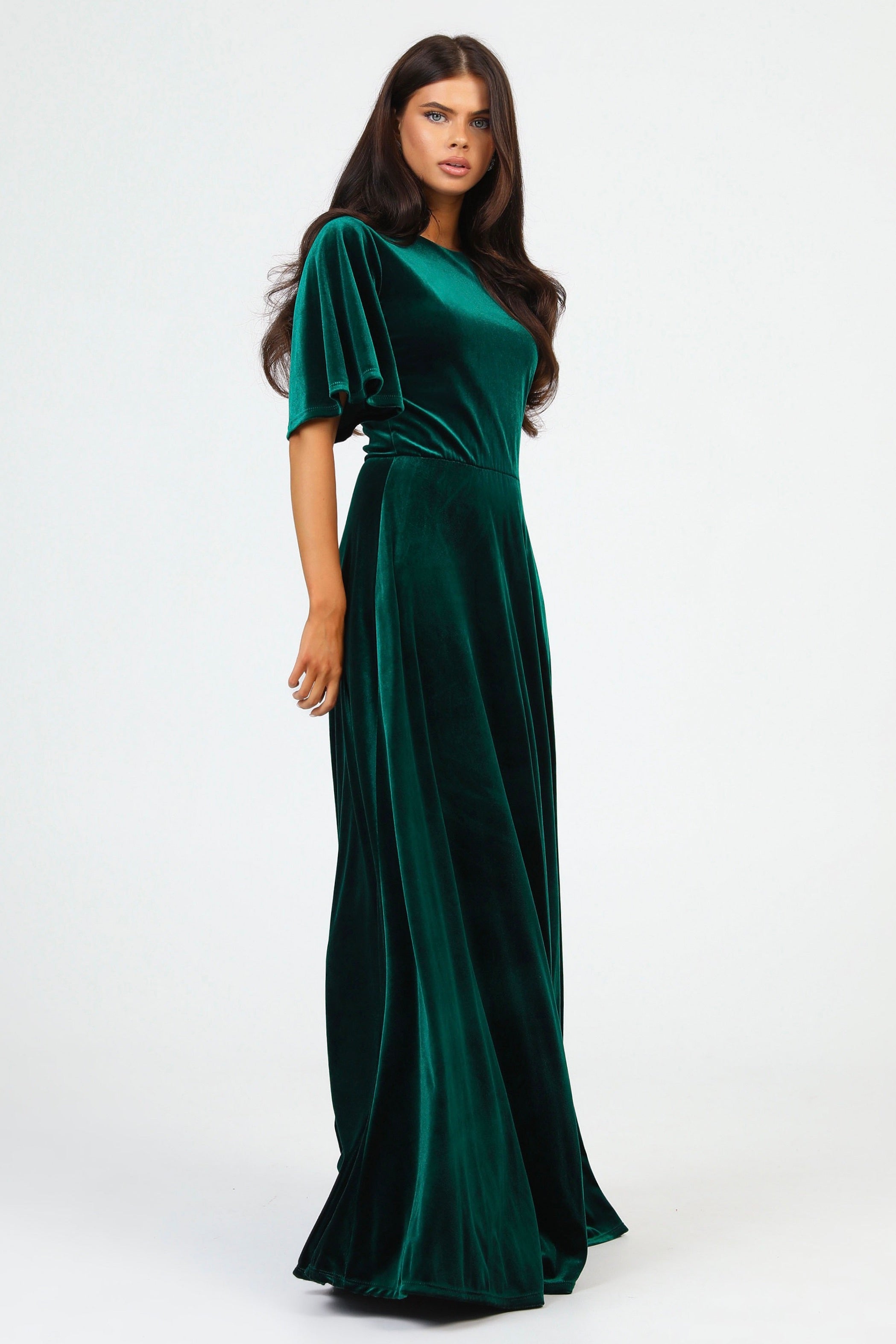 Dark Green Velvet Dress - Bridesmaid Dress Dark Green Velvet Dress - Bridesmaid Dress