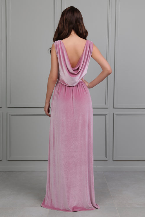 womens pink velvet dress Hot Pink Velvet Mini Dress - Pink Mini Dress - Wrap Mini Dress