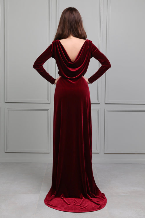 bridesmaid dress, bridesmaid gown, dress women formal, formal evening gown, long gown, gown women, evening gown, evening dress, wedding guest dress, velvet gown, fall dress, women velvet dress, dress velvet, dress women