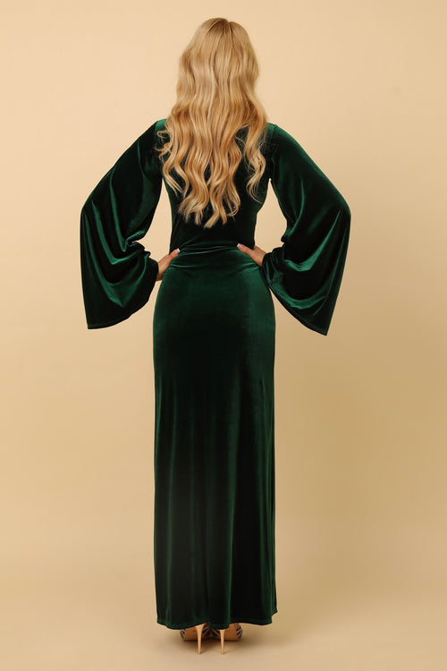 Dark Green Velvet Dress - Bridesmaid Dress - Formal Evening Gown Dsir Couture Dark Green Velvet Dress - Bridesmaid Dress - Formal Evening Gown Dsir Couture