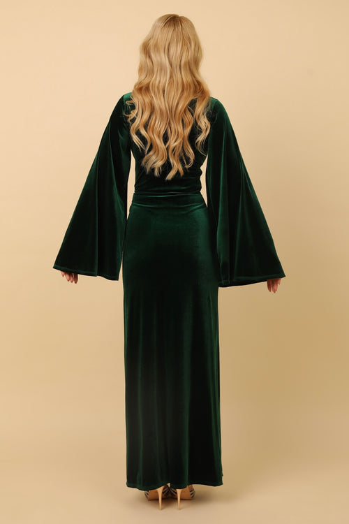 Dark Green Velvet Dress - Bridesmaid Dress - Formal Evening Gown Dsir Couture Dark Green Velvet Dress - Bridesmaid Dress - Formal Evening Gown Dsir Couture