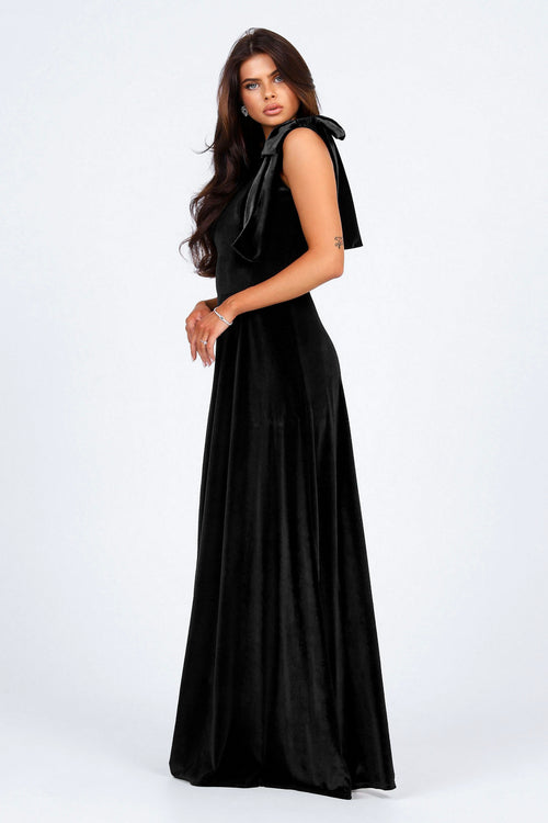 Black Velvet Dress - One Shoulder Dress - Bridesmaid Dress Dsir Couture Black Velvet Dress - One Shoulder Dress - Bridesmaid Dress Dsir Couture