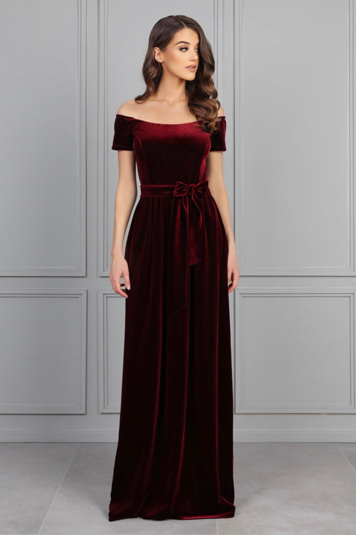 Homecoming Dresses Maroon Velvet Off The Shoulder Dress May Queen RQ8085 Off Shoulder Velvet Prom Dress Homecoming Dresses Maroon Velvet Off The Shoulder Dress May Queen RQ8085 Off Shoulder Velvet Prom Dress