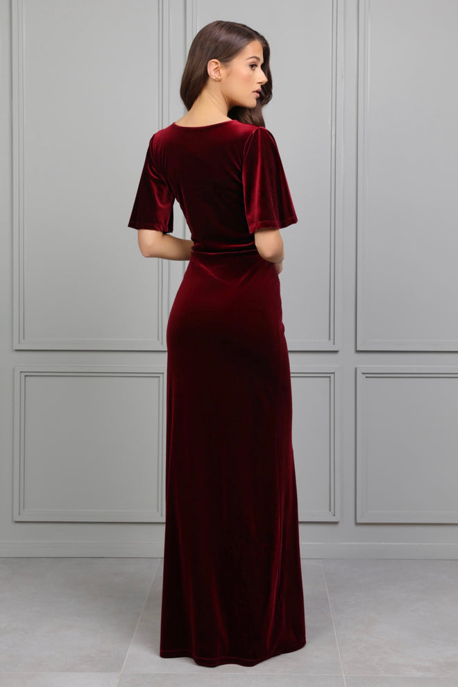 bridesmaid dress, bridesmaid gown, dress women formal, formal evening gown, long gown, gown women, evening gown, evening dress, wedding guest dress, velvet gown, fall dress, women velvet dress, dress velvet, dress women