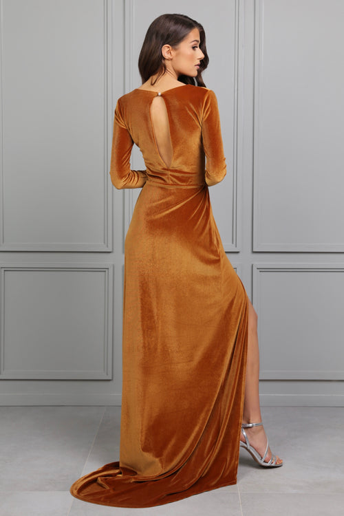 Velvet Dress - Bridesmaid Dress - Formal Evening Gown Dsir Couture Velvet Dress - Bridesmaid Dress - Formal Evening Gown Dsir Couture