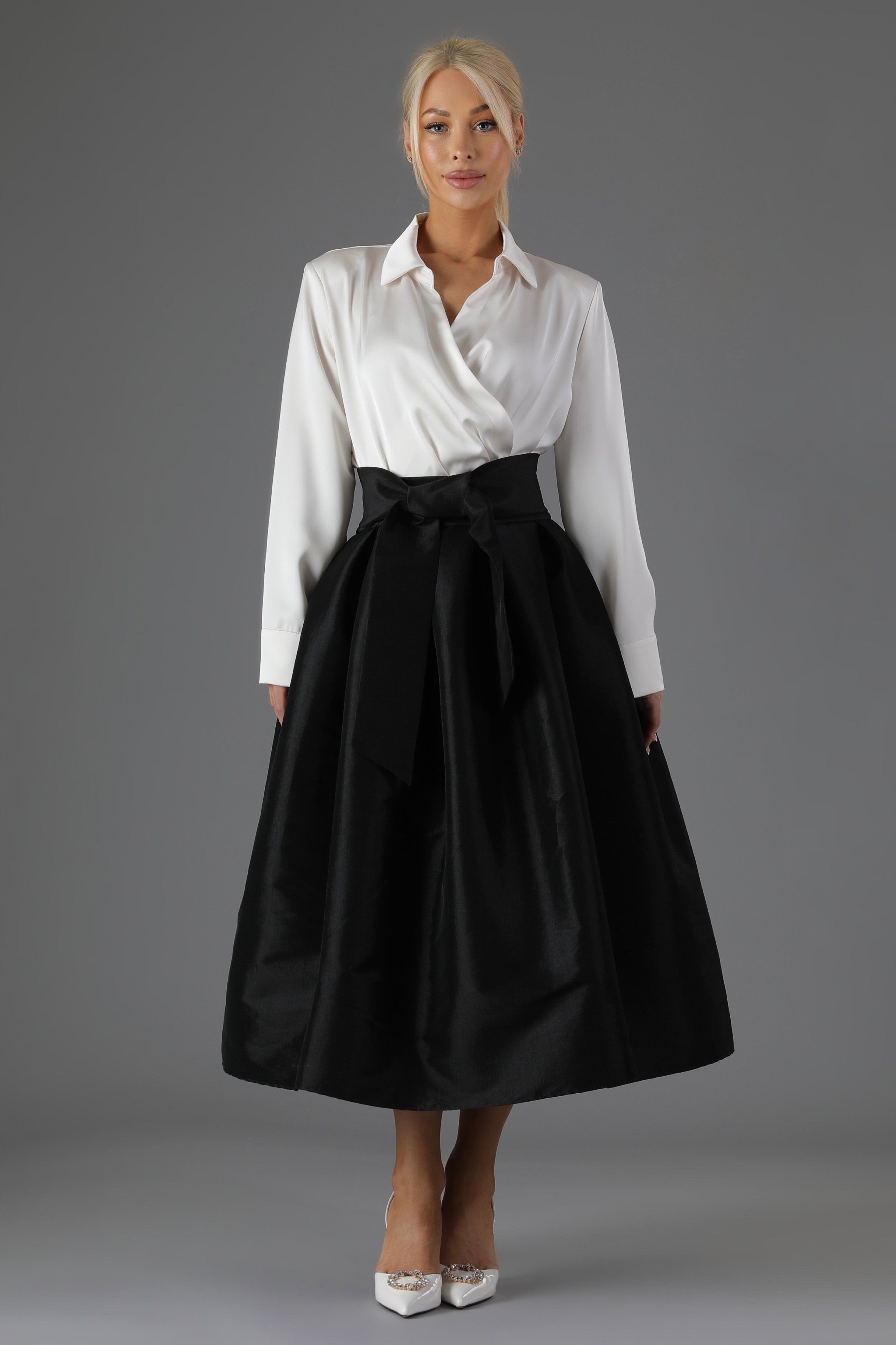 Black Taffeta Skirt - Women Skirts ...